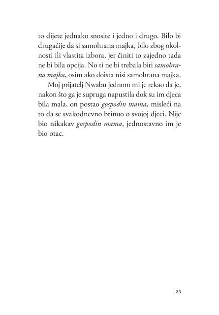 Chimamanda Ngozi Adichie - DRAGA IJEAWELE ILI FEMINISTIČKI MANIFEST U PETNAEST SAVJETA