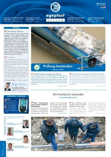 Prüfung bestanden - Egeplast Nordic