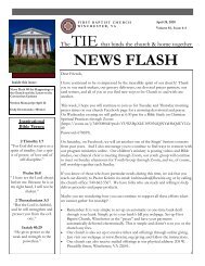 News Flash Mailing April 28 Vol 81 Issue 4-4
