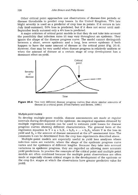 Assessment of disease and effects on yield - Australasian Plant ...