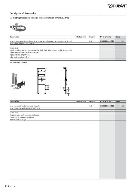 Duravit - Tarifa - 2019 - General