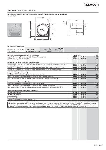 Duravit - Tarifa - 2019 - General