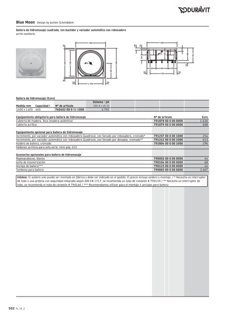 Duravit - Tarifa - 2019 - General