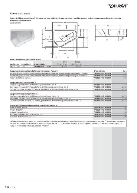 Duravit - Tarifa - 2019 - General