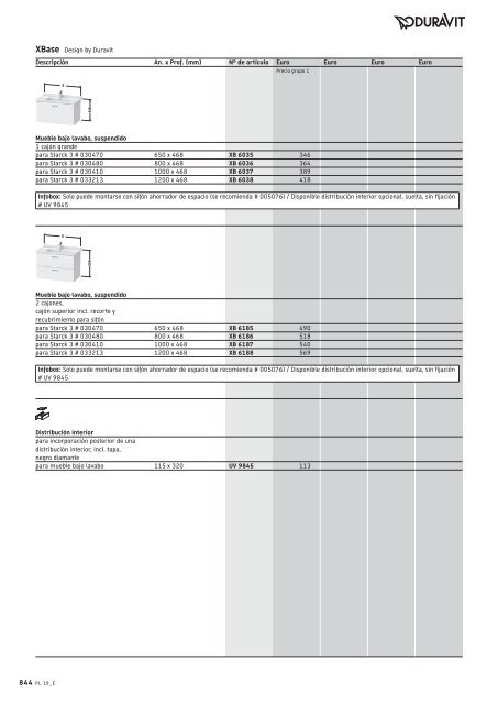 Duravit - Tarifa - 2019 - General