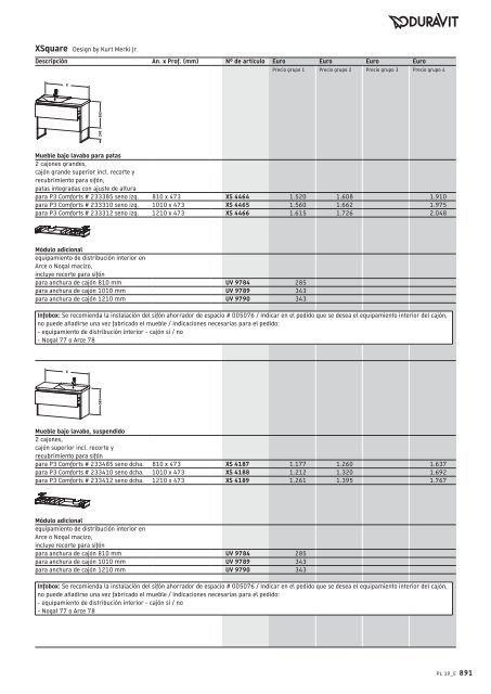 Duravit - Tarifa - 2019 - General