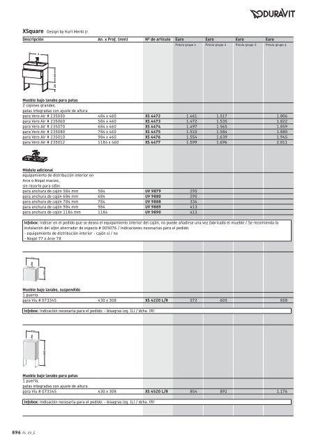 Duravit - Tarifa - 2019 - General