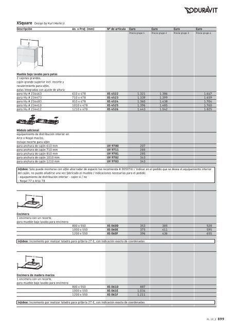 Duravit - Tarifa - 2019 - General