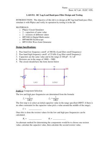 LAG LEAD π π = R = R