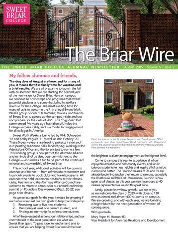 The Briar Wire | Vol. 5, Issue 7 | August 2019