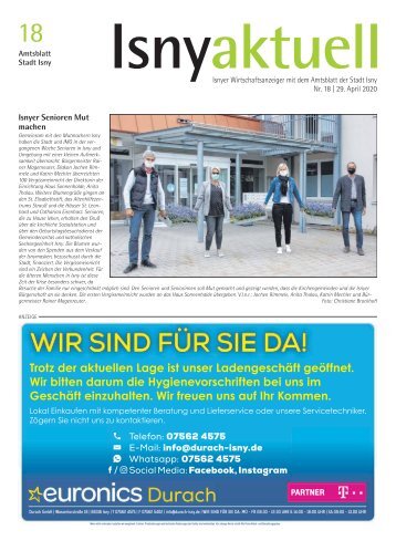 Isny Aktuell 29.04.2020