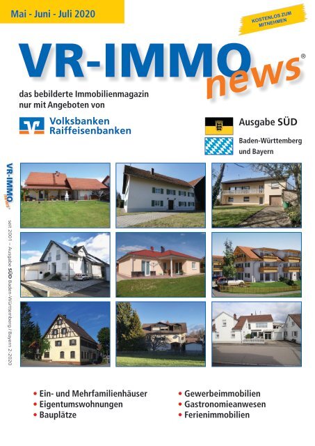 VR-IMMO News Ausgabe SÜD 2-2020 Mai-Juni-Juli