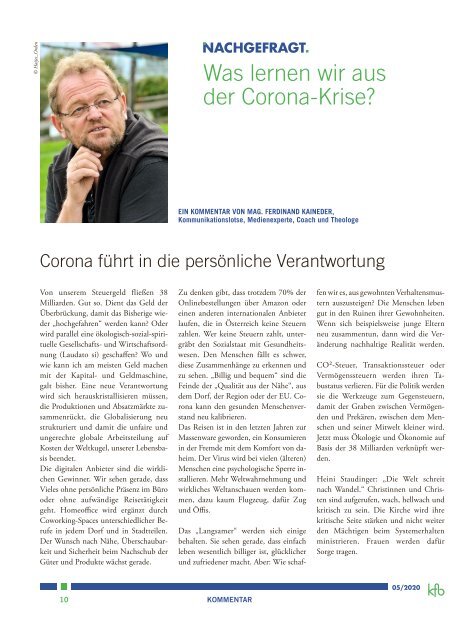 kfb-Zeitung (05/2020)