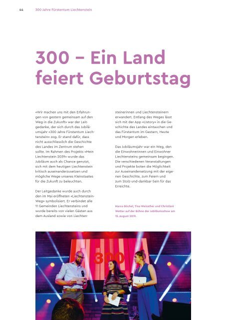 Geschäftsbericht Liechtenstein Marketing 2019