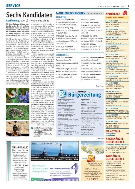 02.05.2020 Lindauer Bürgerzeitung