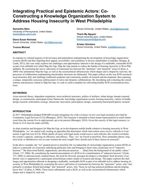 Integrating Practical and Epistemic Actors