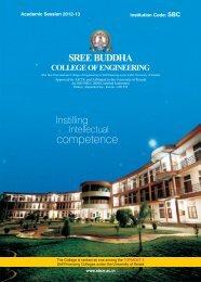 Brochure 2012-13 - Sree Buddha College of Engineering