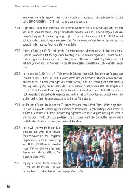 25 Jahre - Gesellschaft Österreichischer Fuchsienfreunde