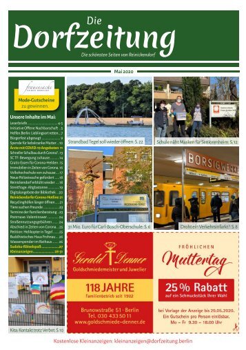 Die Dorfzeitung Reinickendorf Mai 2020