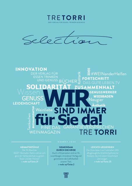Verlagsprogramm - Selection - Herbst 2020 