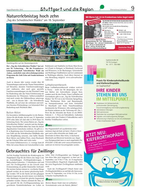 Neu! - Elternzeitung Luftballon