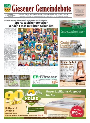 Giesener Gemeindebote 30.04.20