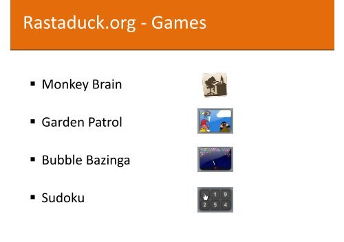 Rastaduck Games