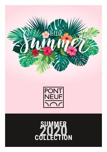 Pont Neuf Summer 2020 catalogue