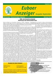 Eubaer Anzeiger - Euba im Internet