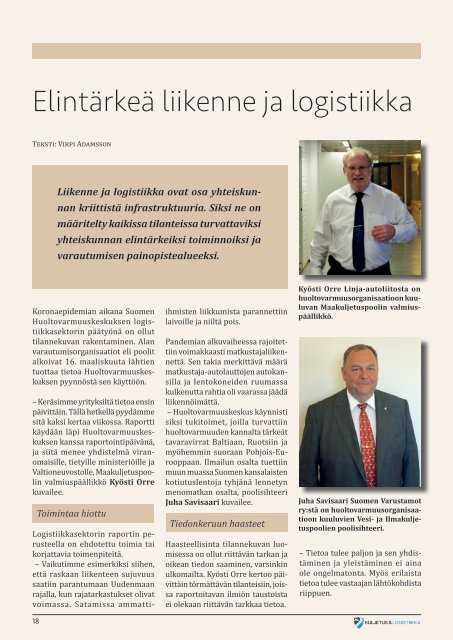 Kuljetus & Logistiikka 2 / 2020