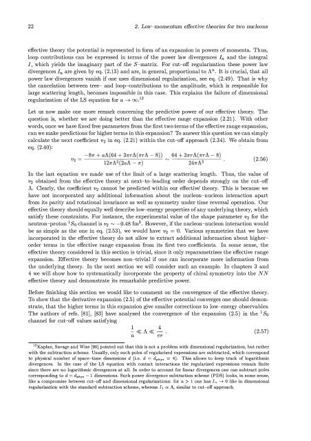 The Nucleon-Nucleon Interaction in a Chiral Effective Field Theory