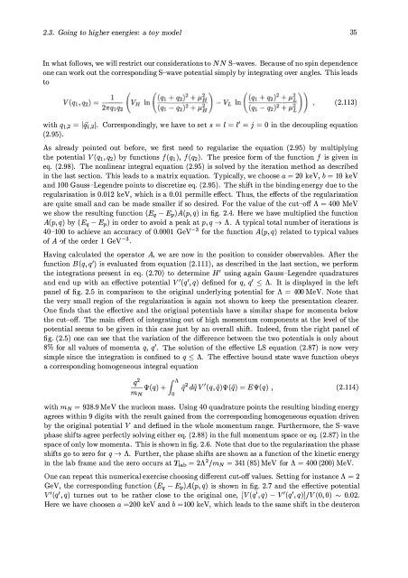 The Nucleon-Nucleon Interaction in a Chiral Effective Field Theory