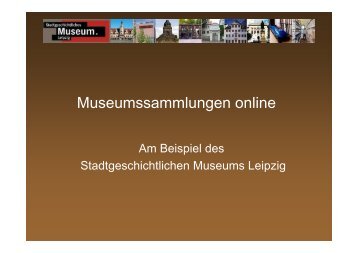 Museumssammlungen online