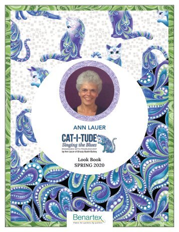 Cat-I-Tude Singing the Blues by Ann Lauer Look Book Spring 2020