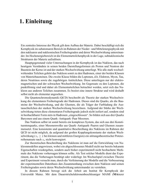 E - ArchiMeD - Johannes Gutenberg-Universität Mainz