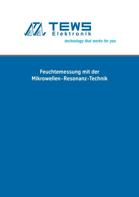 Feuchtemessung mit der Mikrowellen-Resonanz-Technik - Kundert ...