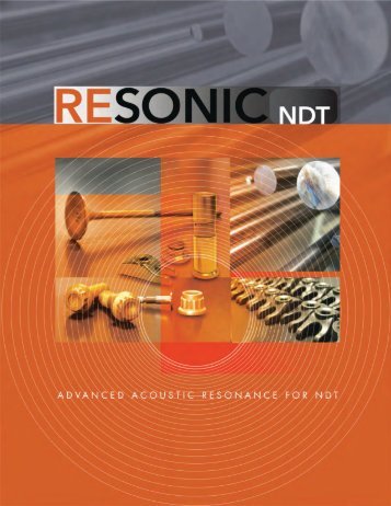 Company brochure - Resonic Technology