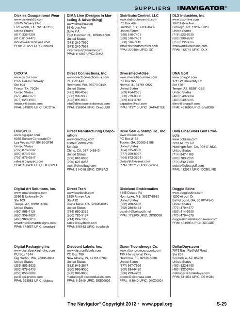 Suppliers Section 3.indd - PPAI