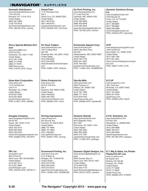 Suppliers Section 3.indd - PPAI