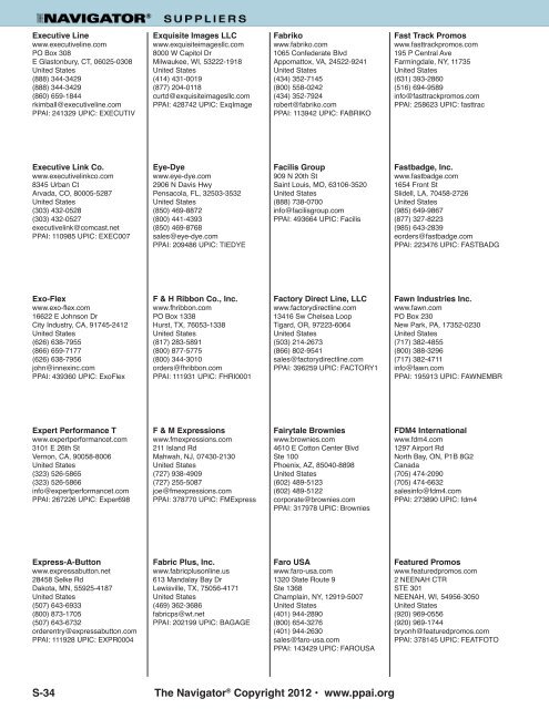 Suppliers Section 3.indd - PPAI