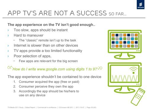 TV & Video Consumer Trends 2011 - Ericsson