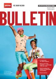 MSWA Bulletin Magazine Autumn 2020