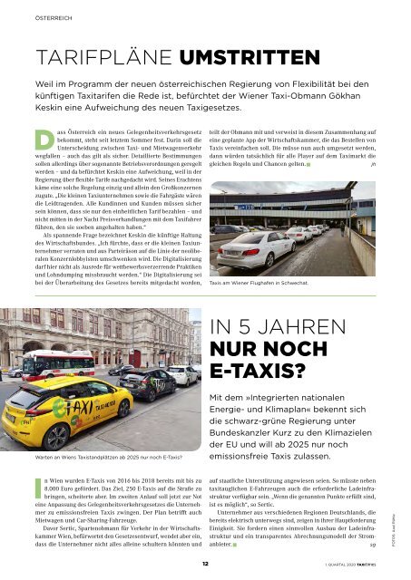 Taxi Times DACH - 1. Quartal 2020