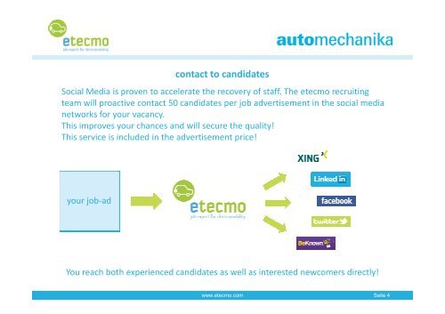 www.etecmo.com the Online-Jobportal for ... - Automechanika