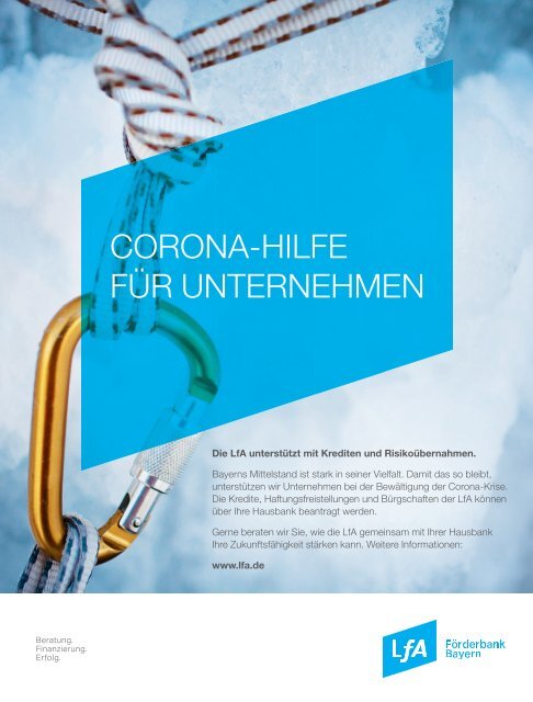 LfA Magazin Spezialausgabe Corona