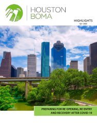 Houston BOMA Highlights Q2 2020