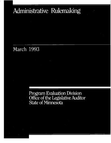 93 04 - Office of the Legislative Auditor