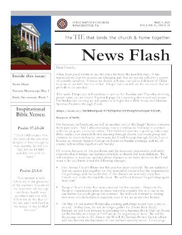 FBC NEWS FLASH