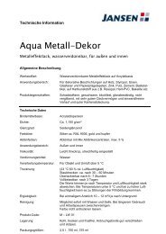 Aqua Metall-Dekor - Jansen