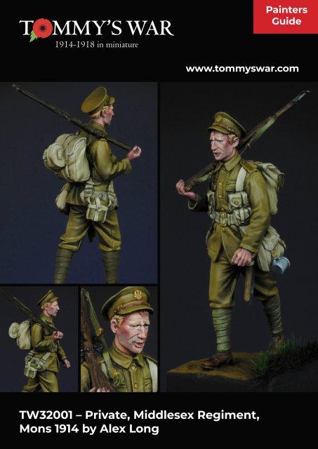 Tommy's War painting instructions for British World War One uniform